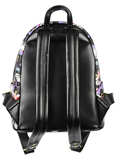 Loungefly Disney top Villains Black Mini Backpack