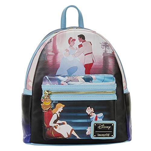 Loungefly Disney Cinderella Princess Scene Womens Double Strap Shoulder Bag Purse