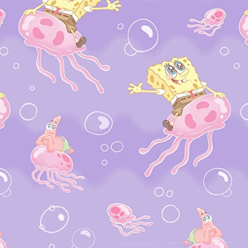 Loungefly Spongebob Squarepants Pastel Jellyfishing Womens Double Strap  Shoulder Bag Purse
