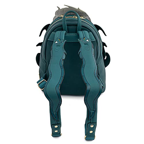 Loungefly Disney Villains Ursula Crystal Ball Mini Backpack & Wallet NWT