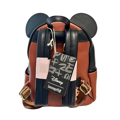 Loungefly Exclusive Disney Minnie Mouse Leopard Print Double Strap Shoulder Bag