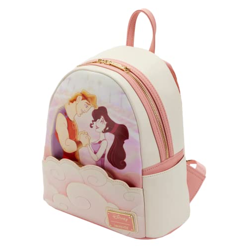 Loungefly Disney Hercules 25th Anniversary Meg and Herc Womens Double Strap Shoulder Bag Purse