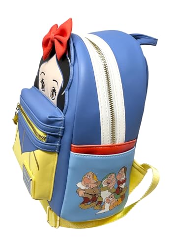 Loungefly Disney Snow White and the Seven Dwarfs Cosplay Womens Double Strap Shoulder Bag Purse