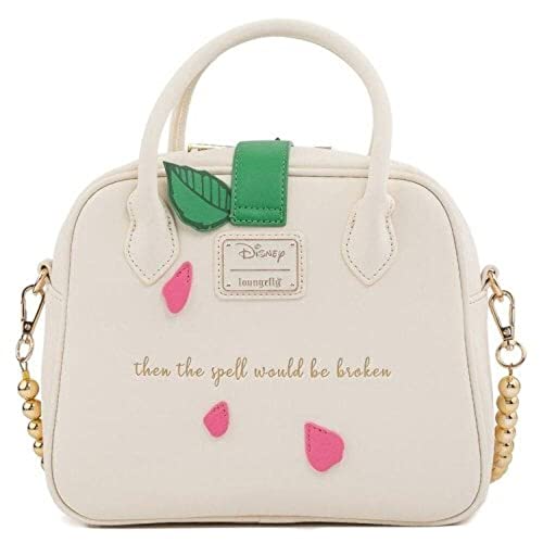 Loungefly Crossbody Bag Beauty And The Beast Rose Official Disney