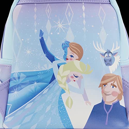 Loungefly Disney Frozen Princess Castle Womens Double Strap Shoulder Bag Purse