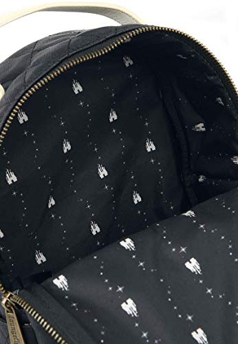 Loungefly Disney Princesses Silhouette Faux Leather Womens Double Strap Shoulder Bag Purse
