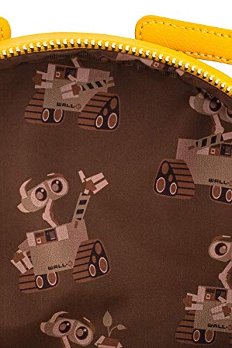 Loungefly Women's Pixar WALL-E Plant Boot Mini Backpack (Standard, Yellow)
