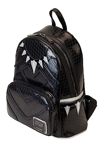 Loungefly Marvel Shine Black Panther Cosplay Mini Backpack Womens Double Strap Shoulder Bag Purse