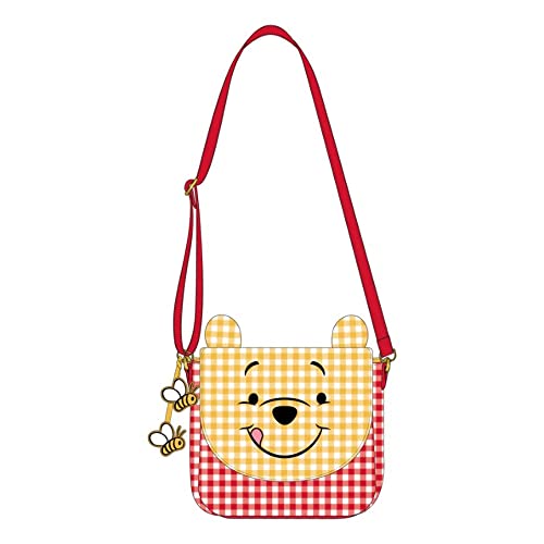 Loungefly Disney Winnie The Pooh Gingham Crossbody Bag Winnie The Pooh One Size