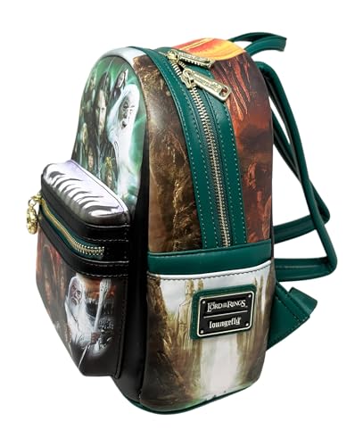 Loungefly Lord of the Rings LOTR Movie Collage Womens Double Strap Shoulder Bag Purse
