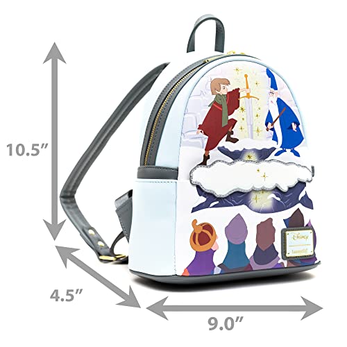 Sword in The Stone LoungeFly Mini Backpack 2024