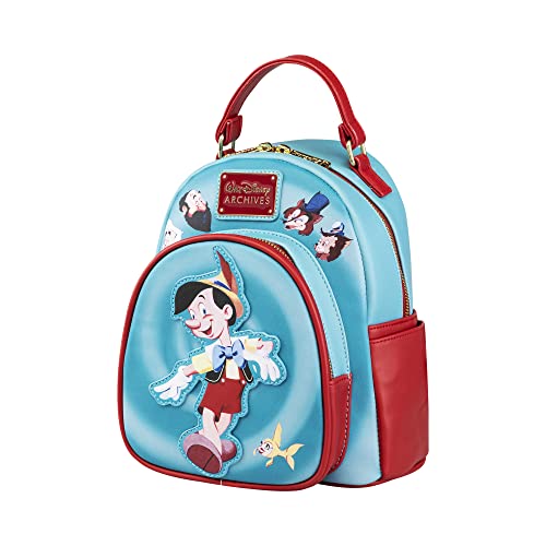 Loungefly Disney Archives: Pinocchio Mini-Backpack, Amazon Exclusive