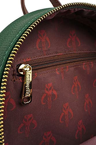 Loungefly Star Wars Boba Fett Faux Leather Mini Backpack Standard