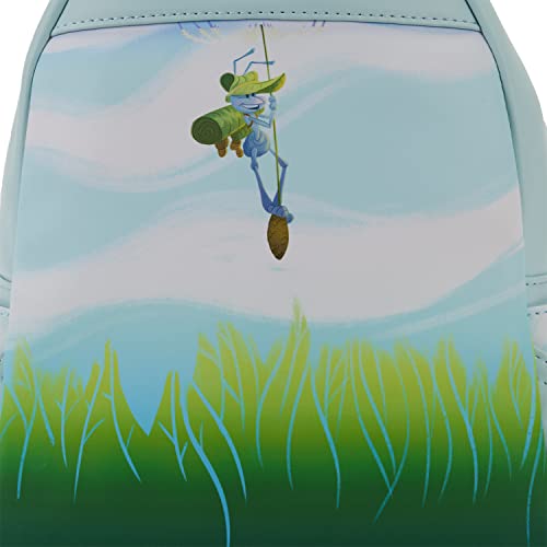 Loungefly Disney Pixar A Bugs Life Earth Day Womens Double Strap Shoulder Bag Purse