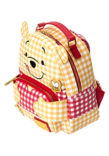 Loungefly Disney Winnie the Pooh Gingham Womens Double Strap