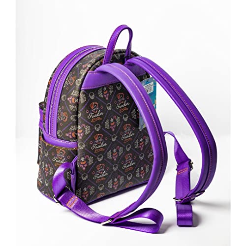 Loungefly x Disney Villains Dr Facilier AOP Mini Backpack Purple