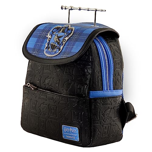 Loungefly Harry Potter 'Choose Your House' Collection: Ravenclaw House MIni-Backpack, Amazon Exclusive