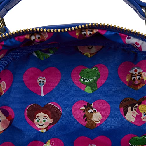 Loungefly Disney Pixar Moment Toy Story Woody Bo Peep Womens Double Strap Shoulder Bag Purse