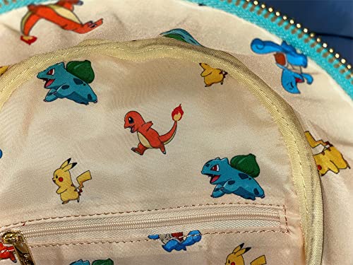 Loungefly Pokemon Original Starters Beach Scene Womens Double Strap Shoulder Bag Purse