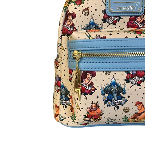 Loungefly Exclusive Disney Hercules Tattoo Double Strap Shoulder Bag