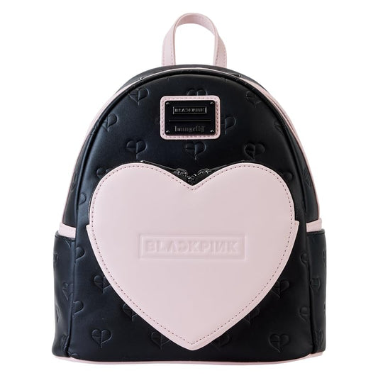 Loungefly Blackpink All Over Print Heart Double Strap Shoulder Bag