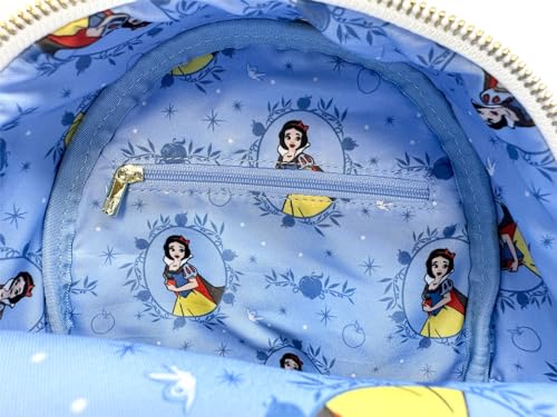 Loungefly Disney Snow White and the Seven Dwarfs Cosplay Womens Double Strap Shoulder Bag Purse