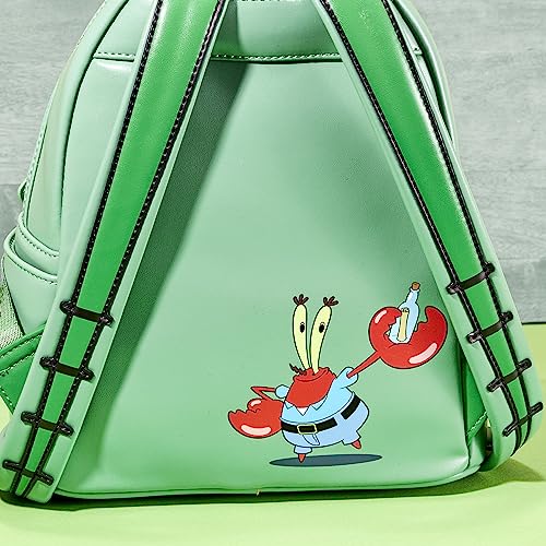 Loungefly Spongebob Squarepants: Plankton Lenticular Mini-Backpack, Amazon Exclusive