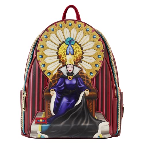 Loungefly Disney Snow White Evil Queen Throne Double Strap Shoulder Bag