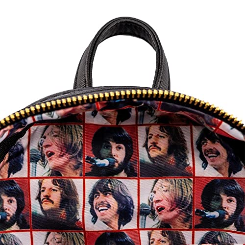 Loungefly The Beatles Let It Be Vinyl Record Womens Double Strap Shoulder Bag Purse