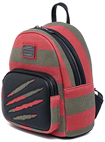 Loungefly offers A Nightmare On Elm Street Freddy Glove Stripe Mini Backpack