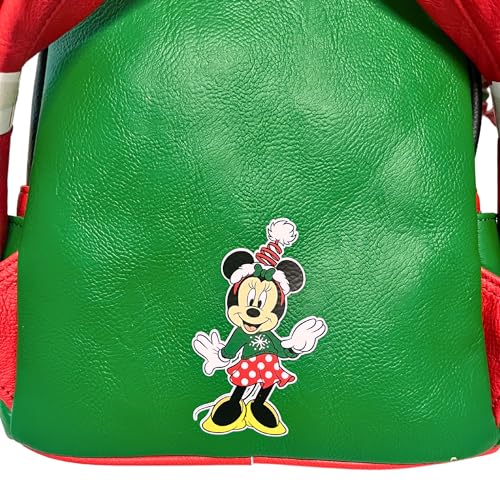 Loungefly Exclusive Disney Minnie Double Strap Shoulder Bag With Three Interchangeable Scented Bows
