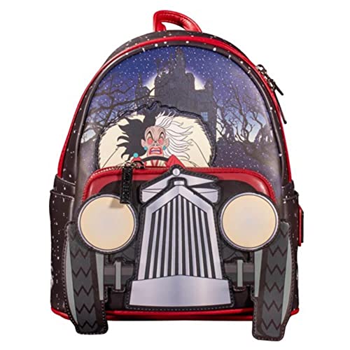 Loungefly Disney Cruella Car Double Strap Shoulder Bag