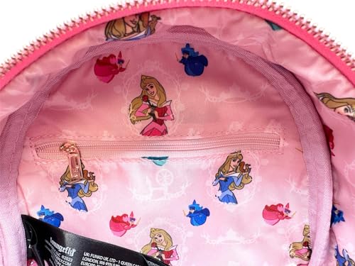 Loungefly Disney Sleeping Beauty Aurora Cosplay Womens Double Strap Shoulder Bag Purse