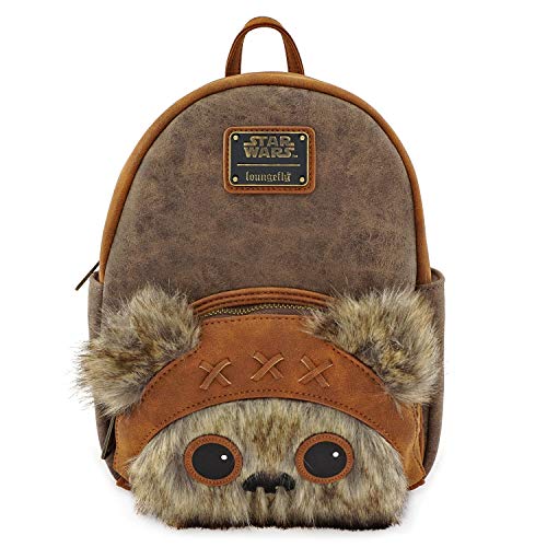 Loungefly Star Wars Ewok Faux Leather Cosplay Womens Mini Backpack Purse