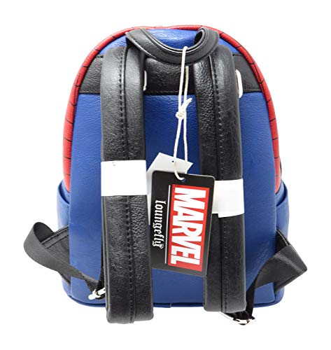 Loungefly x Marvel Spider-Man Suit Mini Faux Leather Backpack – LF
