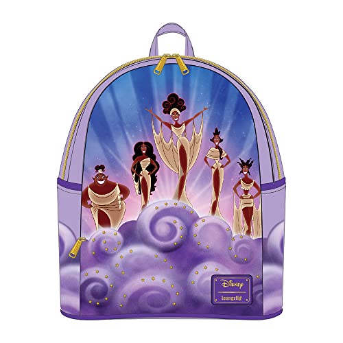 Loungefly Disney Hercules Muses Clouds Womens Double Strap Shoulder Bag Purse