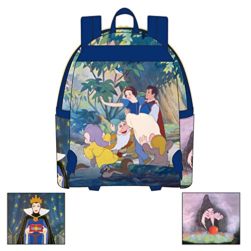 Loungefly Disney Snow White Scenes Womens Double Strap Shoulder Bag Purse