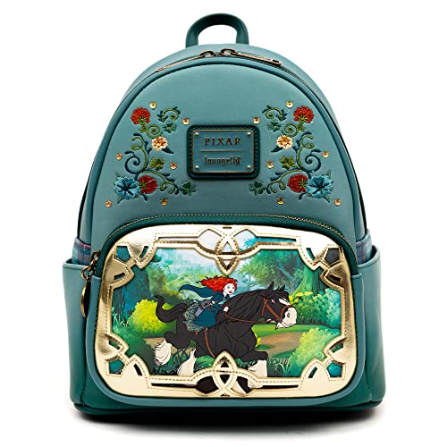 Loungefly Disney Mini Backpack, Disney Princess Stories Series Pixar Merida, Brave
