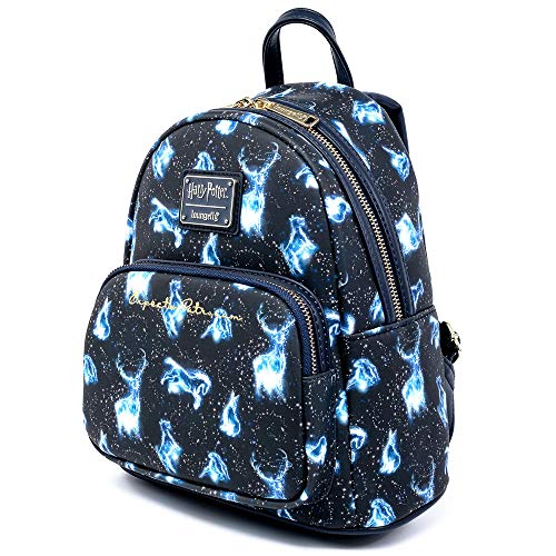 Loungefly Harry Potter Expecto Patronus All Over Print Womens Double Strap Shoulder Bag Purse