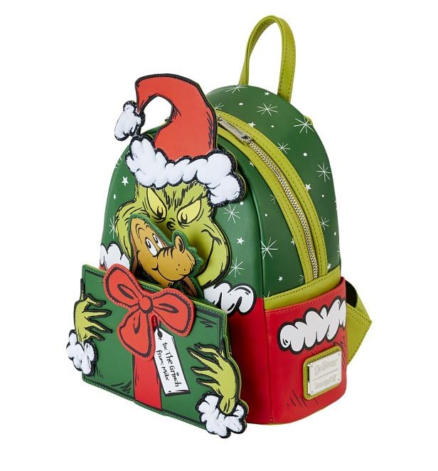 Loungefly Dr. Seuss' How the Grinch Stole Christmas! Santa Cosplay Mini Backpack