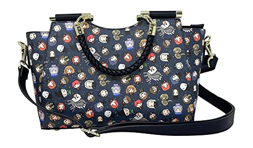 Loungefly Harry Potter Hogwarts Chibi Characters Crossbody Satchel Handbag Purse