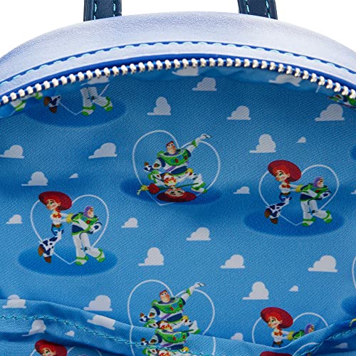 Loungefly Disney Pixar Moments Toy Story Jesse and Buzz Womens Double Strap Shoulder Bag Purse
