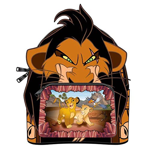 Loungefly Disney Villains Scene Lion King Scar Womens Double Strap Shoulder Bag Purse