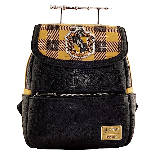 Loungefly Harry Potter 'Choose Your House' Collection: Hufflepuff House MIni-Backpack, Amazon Exclusive