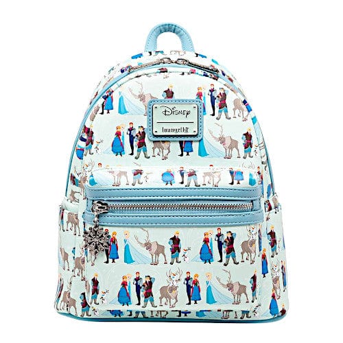 EXCLUSIVE DROP: Loungefly Disney Frozen Arendelle Character AOP Mini Backpack - 10/14/22