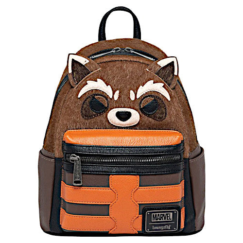 EXCLUSIVE RE-RELEASE: Loungefly Marvel Guardians Of The Galaxy Rocket Cosplay Mini Backpack - 8/26/22