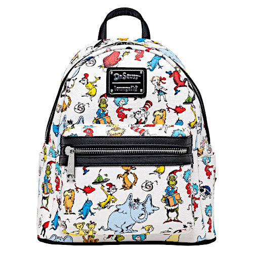 EXCLUSIVE RE-RELEASE: Loungefly Dr. Seuss Characters Mini Backpack - 7/29/22