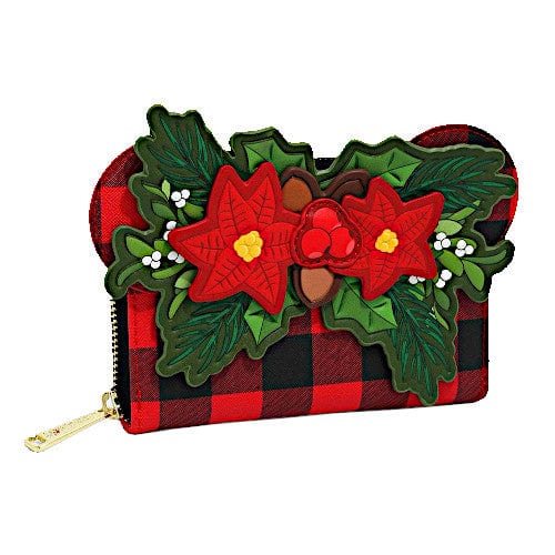 EXCLUSIVE DROP: Loungefly Disney Minnie Mouse Plaid Holiday Wallet - 10/28/22