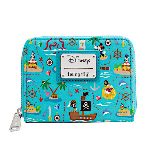 EXCLUSIVE DROP: Loungefly Pirate Mickey And Friends AOP Wallet - 8/30/22