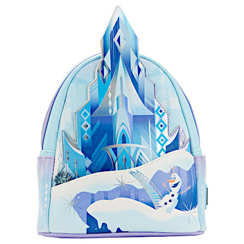frozen mini backpack purse Disney Frozen Princess Elsa Castle Mini Loungefly Backpack